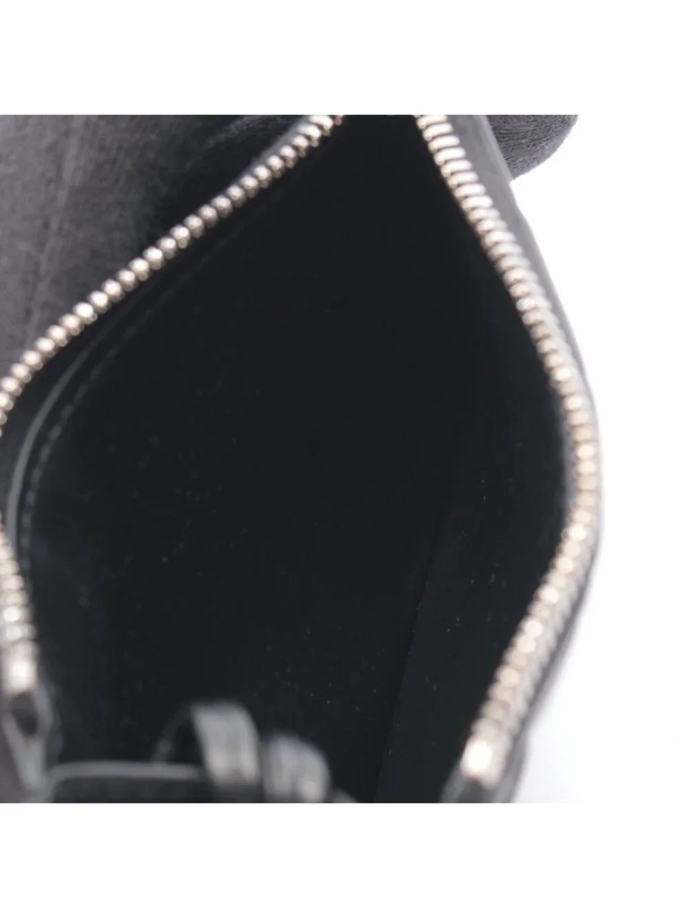 Bottega Veneta Coin Case Intrecciato Key Pouch Black Leather